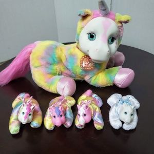 unicorn surprise plush crystal